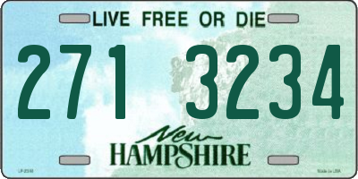 NH license plate 2713234
