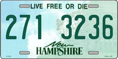 NH license plate 2713236