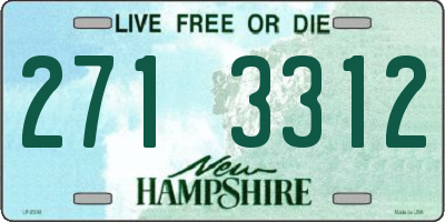 NH license plate 2713312