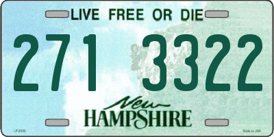 NH license plate 2713322