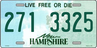 NH license plate 2713325