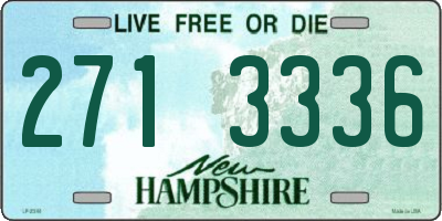 NH license plate 2713336
