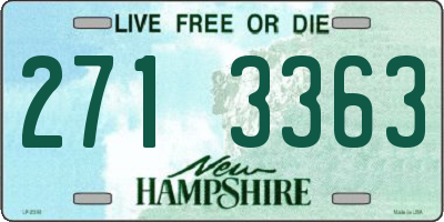 NH license plate 2713363