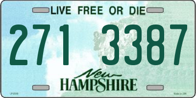 NH license plate 2713387