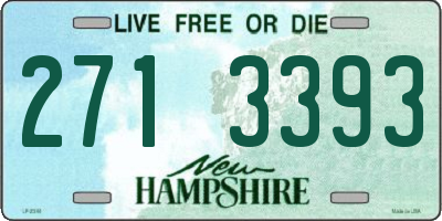 NH license plate 2713393
