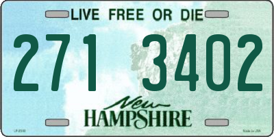 NH license plate 2713402