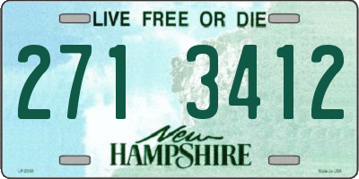 NH license plate 2713412