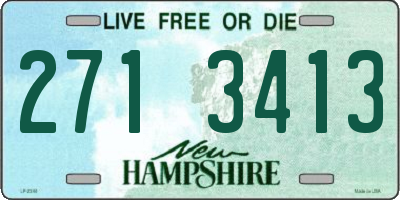 NH license plate 2713413