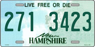 NH license plate 2713423