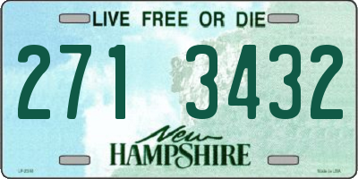 NH license plate 2713432