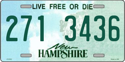 NH license plate 2713436
