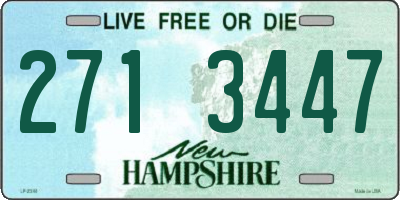 NH license plate 2713447