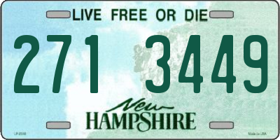 NH license plate 2713449
