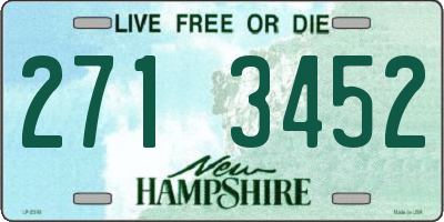 NH license plate 2713452