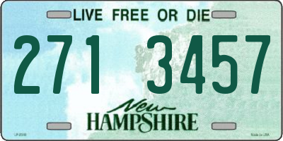 NH license plate 2713457