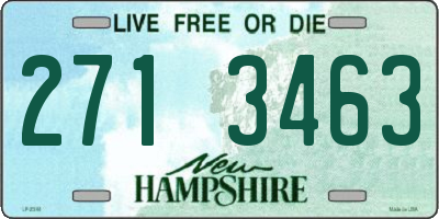 NH license plate 2713463