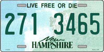 NH license plate 2713465