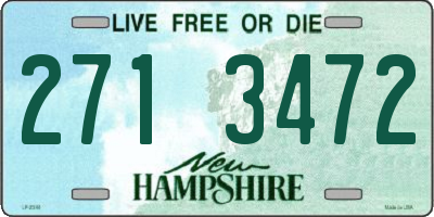 NH license plate 2713472