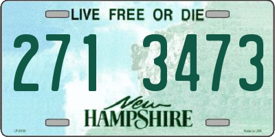 NH license plate 2713473