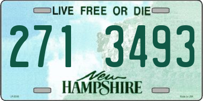 NH license plate 2713493