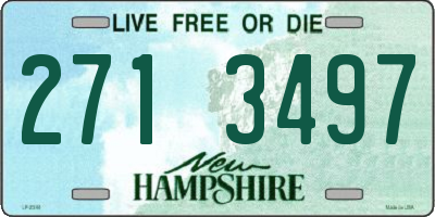 NH license plate 2713497