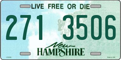 NH license plate 2713506