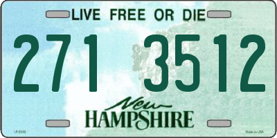 NH license plate 2713512