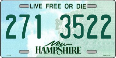NH license plate 2713522