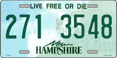NH license plate 2713548