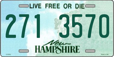 NH license plate 2713570