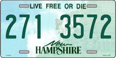 NH license plate 2713572