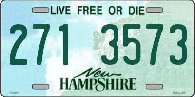 NH license plate 2713573