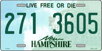 NH license plate 2713605