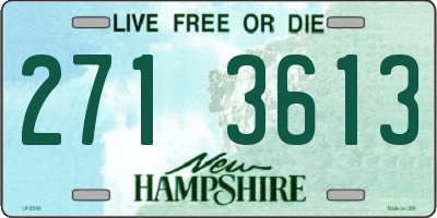 NH license plate 2713613