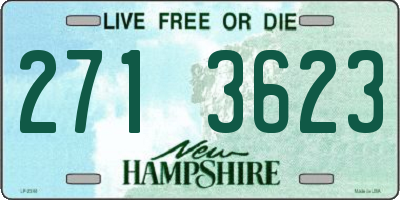 NH license plate 2713623