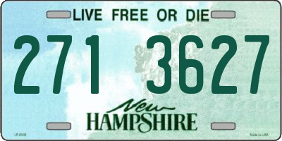 NH license plate 2713627