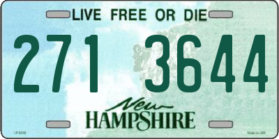 NH license plate 2713644