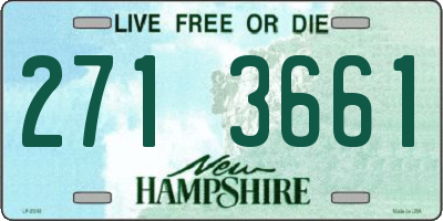 NH license plate 2713661