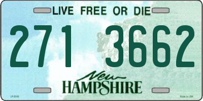 NH license plate 2713662