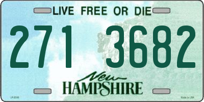 NH license plate 2713682