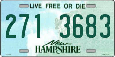 NH license plate 2713683
