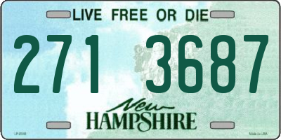NH license plate 2713687