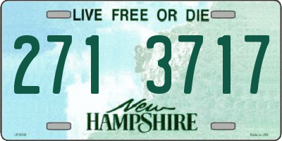 NH license plate 2713717