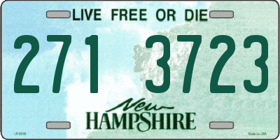 NH license plate 2713723