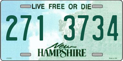 NH license plate 2713734