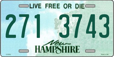 NH license plate 2713743