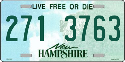 NH license plate 2713763
