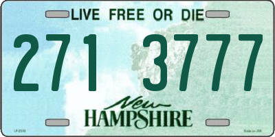 NH license plate 2713777