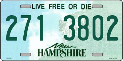 NH license plate 2713802