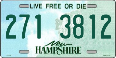 NH license plate 2713812